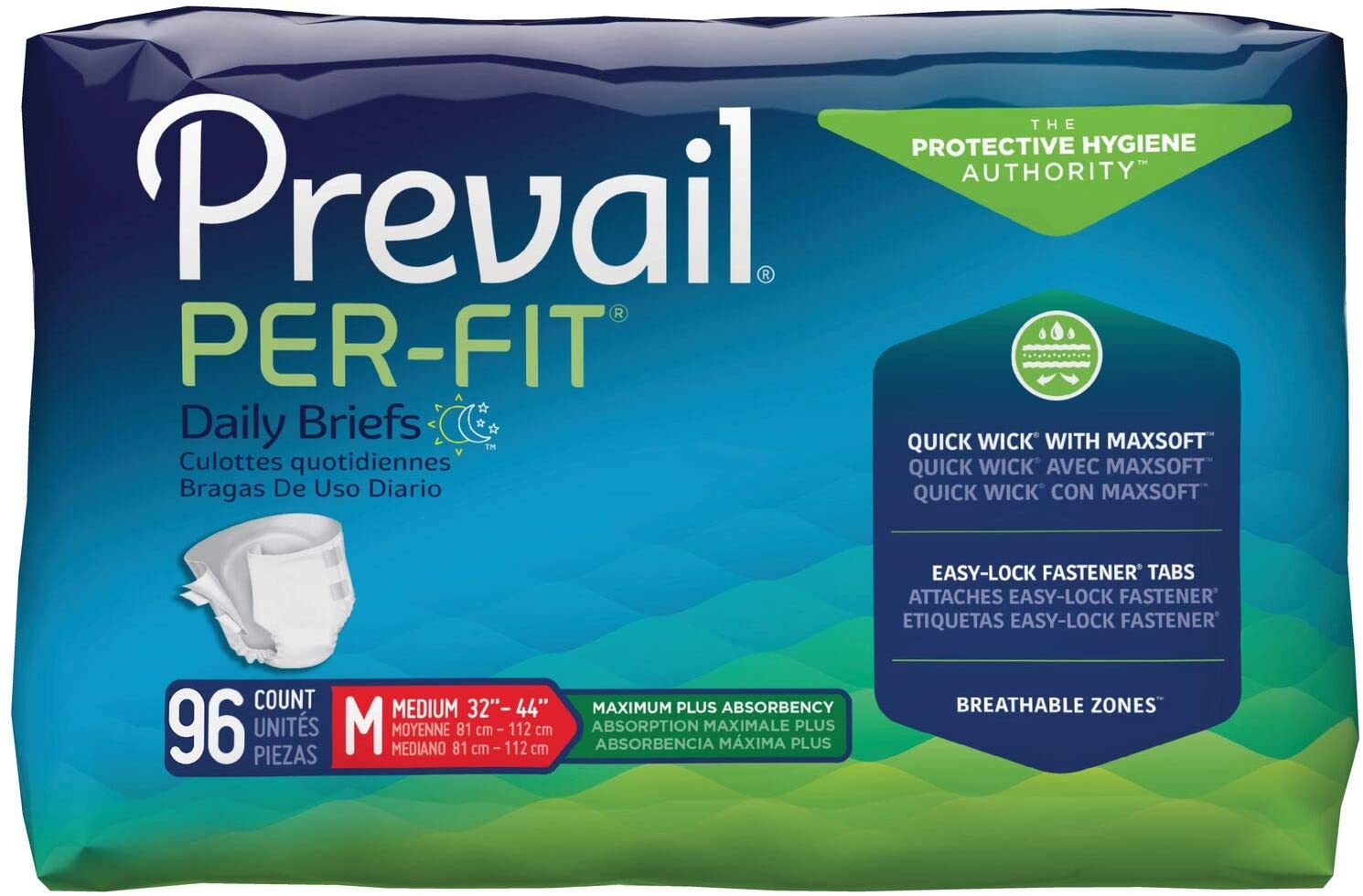 Prevail Per-Fit Maximum Absorbency Incontinence Briefs