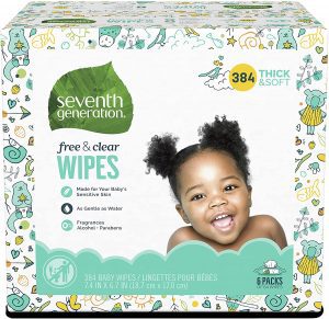 Seventh Generation Thick Hypoallergenic Baby Wipes