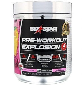 Six Star Muscle Growth Pre-Workout Supplement