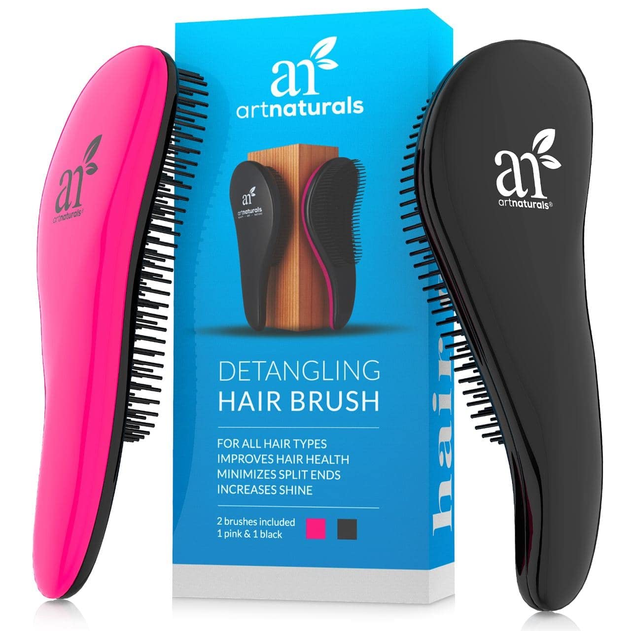 ArtNaturals Paraben-Free Ergonomic Detangling Hair Brush