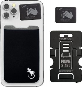 Gecko Travel Tech Adhesive Phone Card Holder