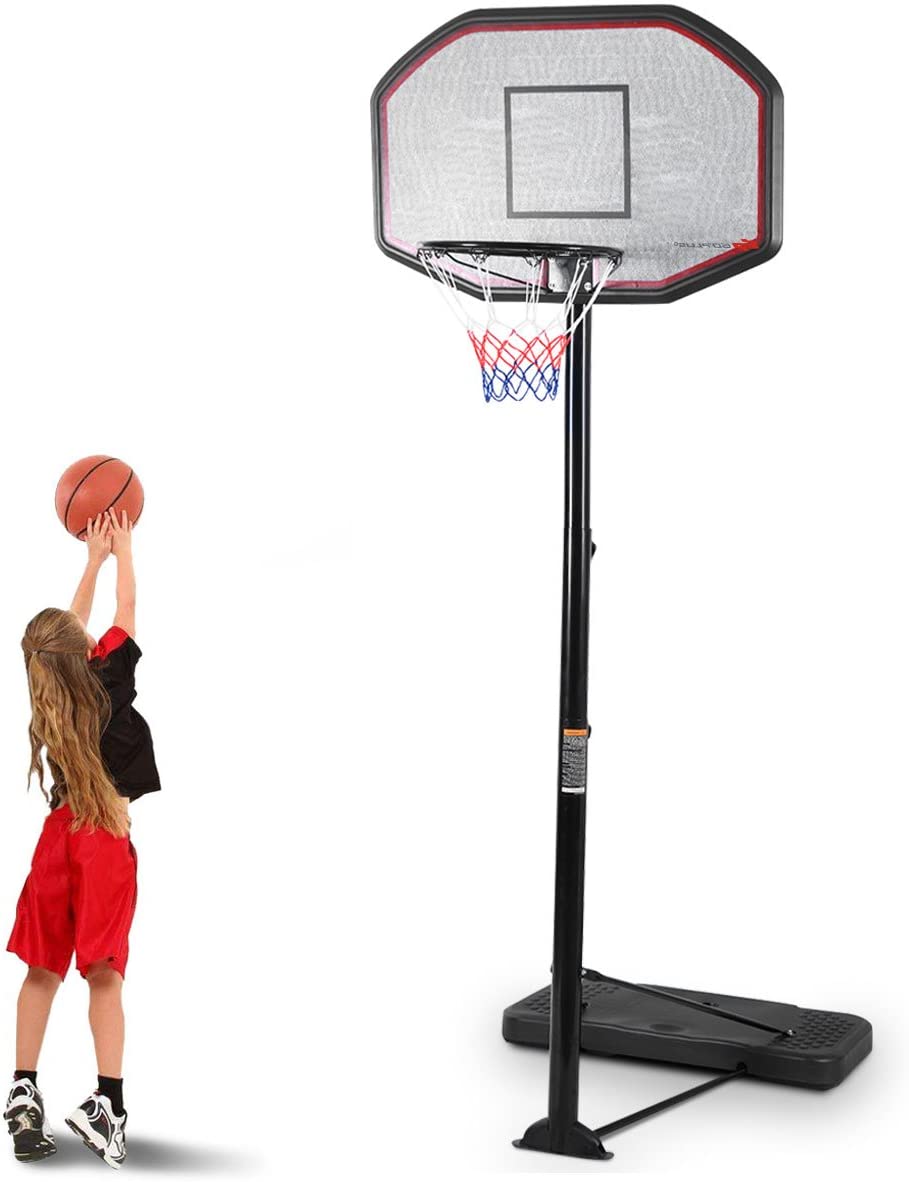Giantex Wheeled Portable Basketball Hoop System