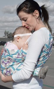 Rosybaby Pouch Shape Padded Shoulder Baby Sling