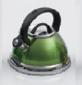 Creative Home Alexa BPA-Free Whistling Tea Pot Kettle, 3-Quart