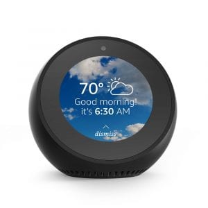 Amazon Echo Spot Compact Smart Alarm Clock Radio