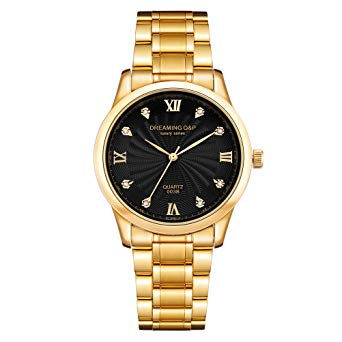 Dreaming Q&P IP Gold Plating Steel Roman Numeral Dial
