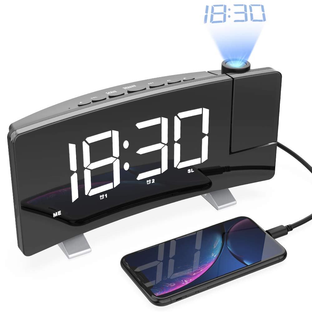 LightBiz Projection Alarm Clock