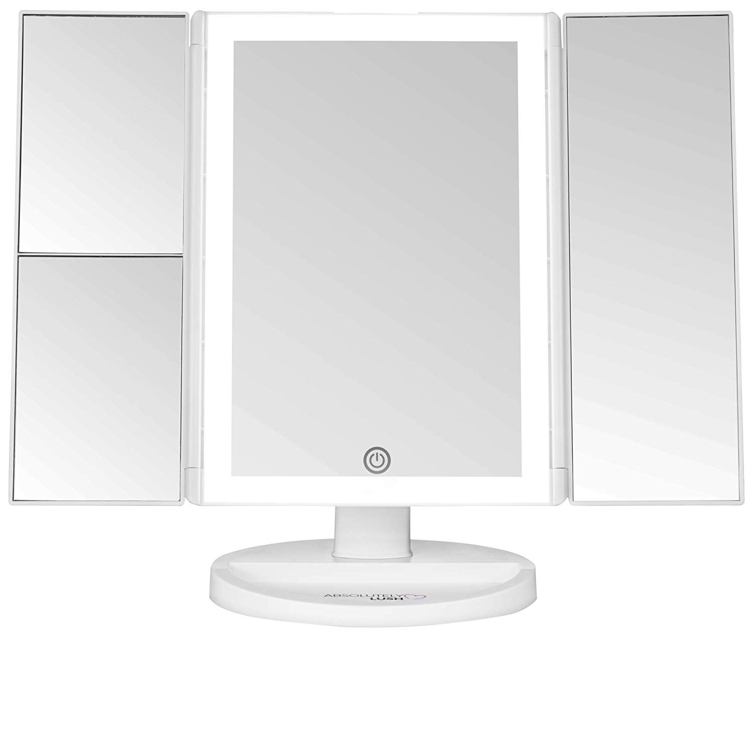 Absolutely Lush Lighted Makeup Mirror With Magnification