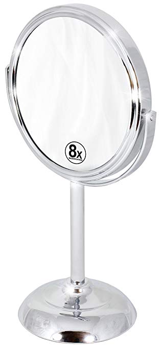 Deco Brothers Tabletop 2-Sided Swivel Vanity Mirror, 6-inch