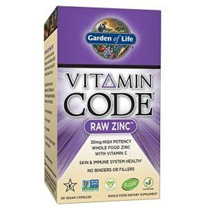 Garden Of Life Zinc Vitamin Supplement (60 ct)