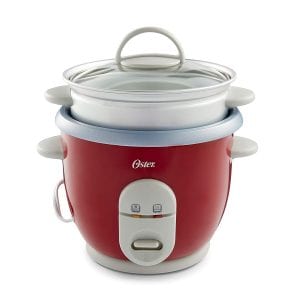 Oster Mini Glass Lid Rice Cooker, 6-Cup