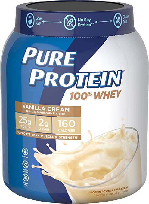 Pure Protein Fast-Acting Whey Protein Powder