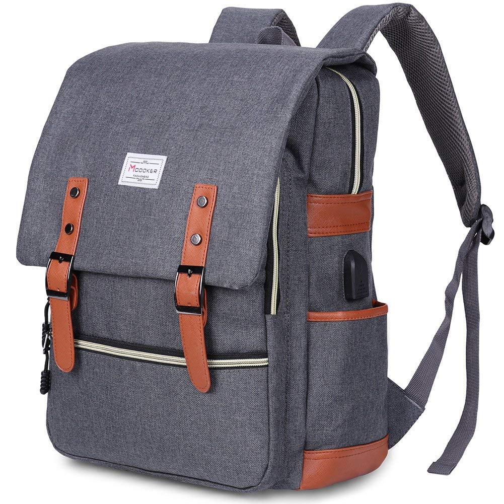 Modoker Retro Smartphone Friendly Backpack