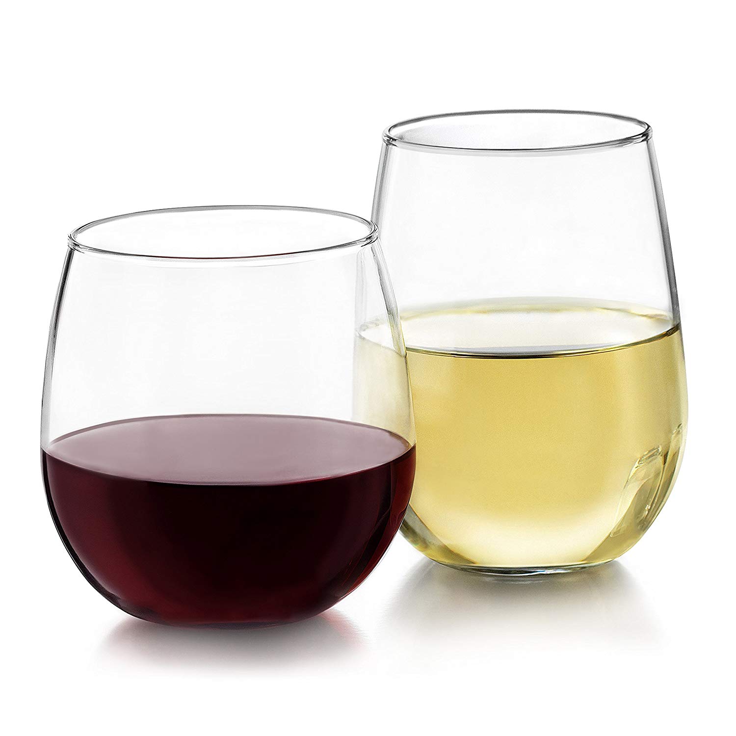 Libbey Easy Hold Ergonomic Wine Glasses, Set Of 12