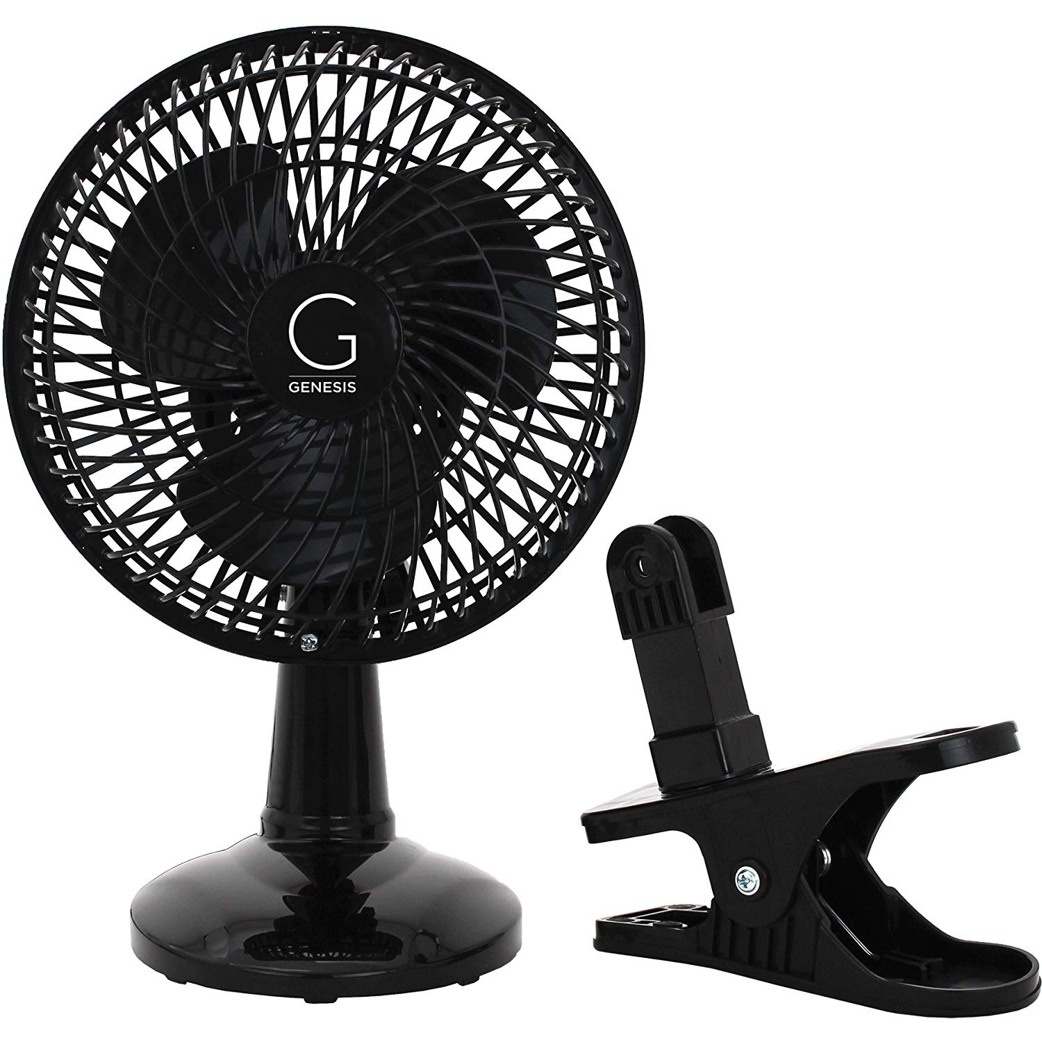 Genesis Adjustable Head Clip Personal Fan