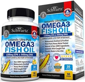 BioSchwartz Purified Omega 3 Fish Oil Supplement