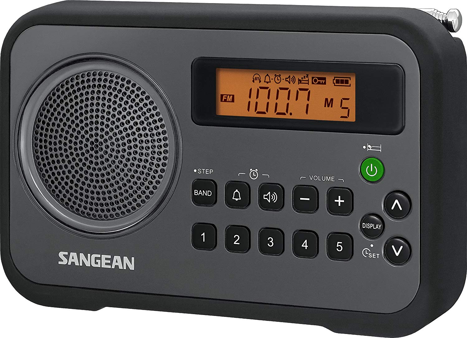 Sangean PR-D18BK Manual Protective Bumper Digital AM Radio