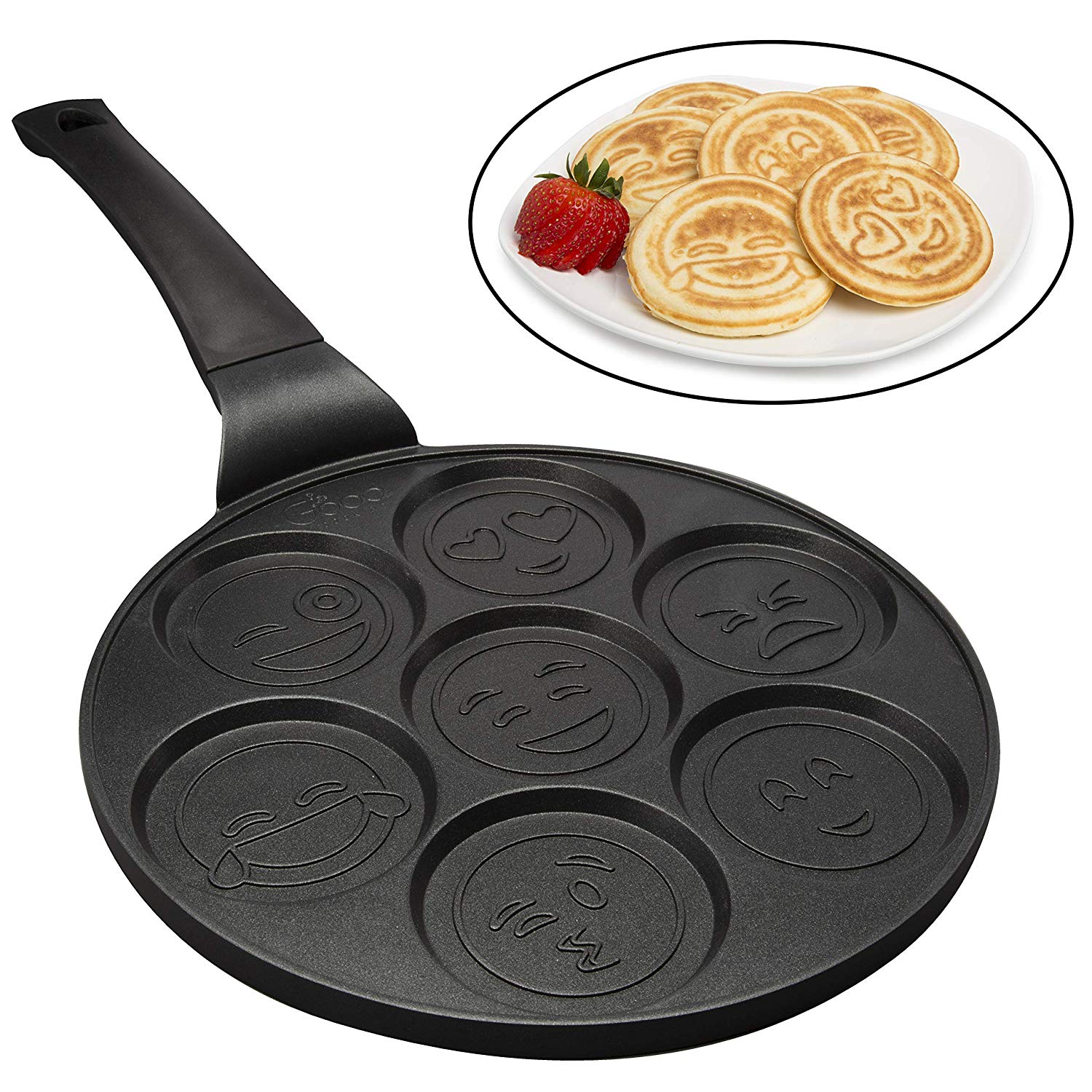 Good Cooking Emoji Smiley Face Pancake Pan