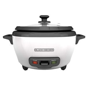 Black + Decker RC506 Nonstick Food Steaming Rice Cooker, 6-Cup