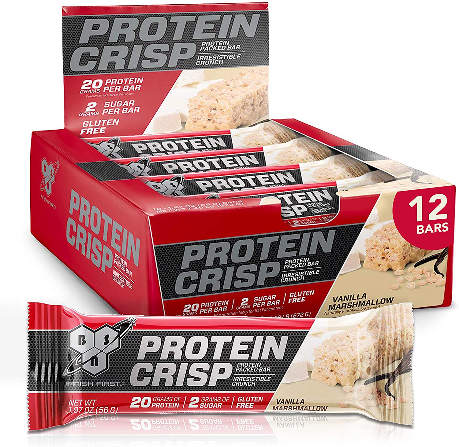 BSN Protein Crisp Whey Protein Bar