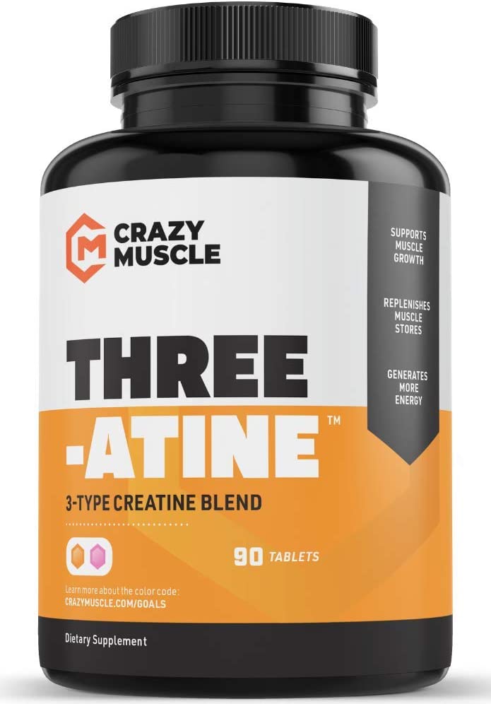 Crazy Muscle Fast-Acting Creatine Monohydrate Supplement