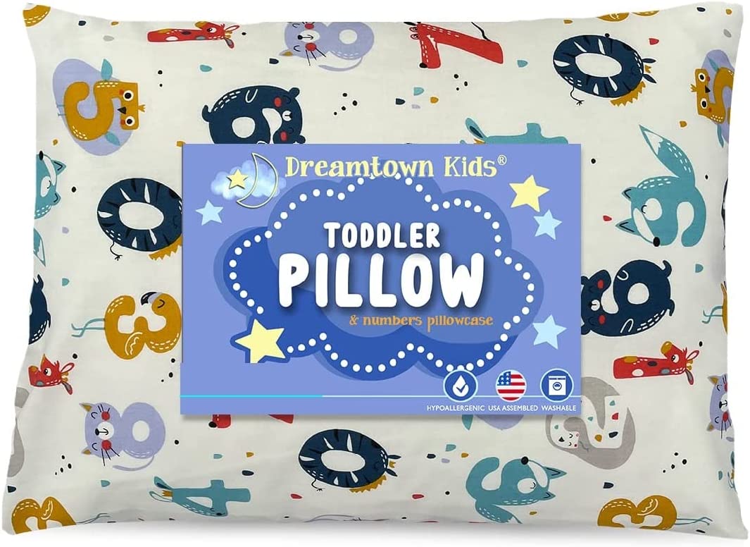Dreamtown Kids Plush First Travel Pillow