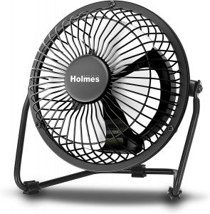 Holmes Compact Tilt Head Personal High Velocity Fan, 5.9-Inch