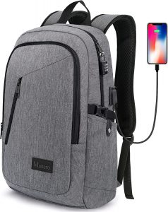 Mancro Built-In Charging Laptop Backpack
