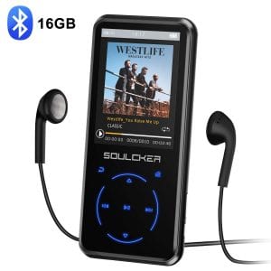 Soulcker 16GB MP3 Player With Bluetooth