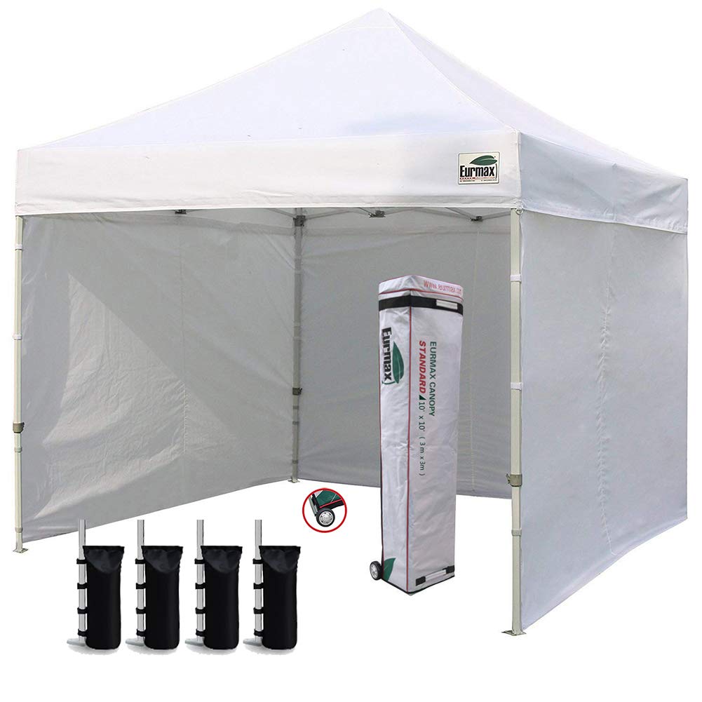 Eurmax Ez PU-Coated Pop-Up Canopy Tent, 10×10-Feet