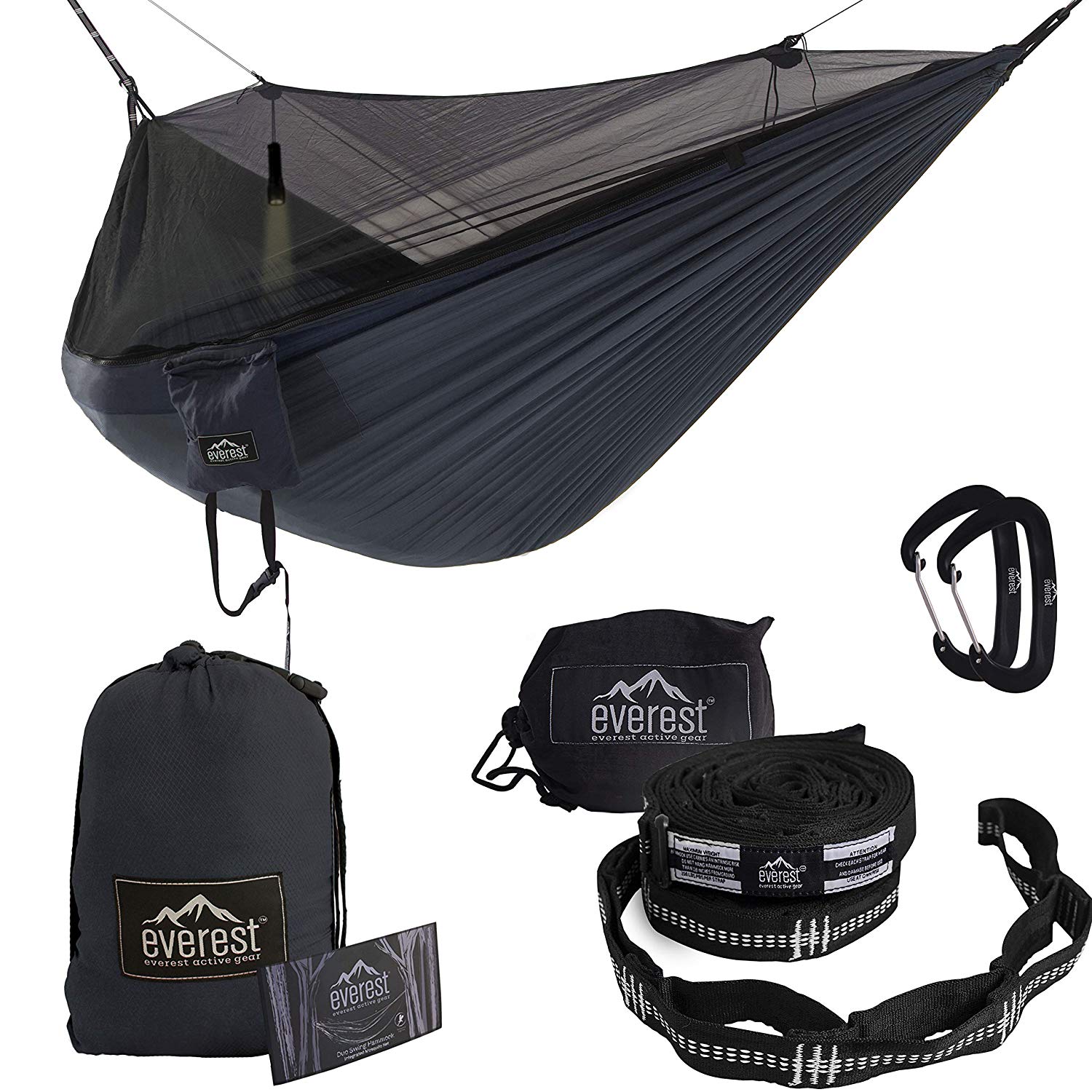 Everest Active Gear Double Camping Hammock With Mosquito Net