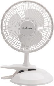 Holmes Clip-On Compact Office Fan, 6-Inch