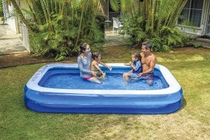 Jilong Extra Large Backyard Inflatable Pool, 120-Inch