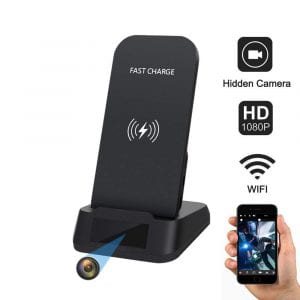 Kaposev WiFi Spy Camera WiFi with Wireless Phone Charger