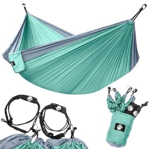 Legit Camping Lightweight Parachute Portable Double Hammock