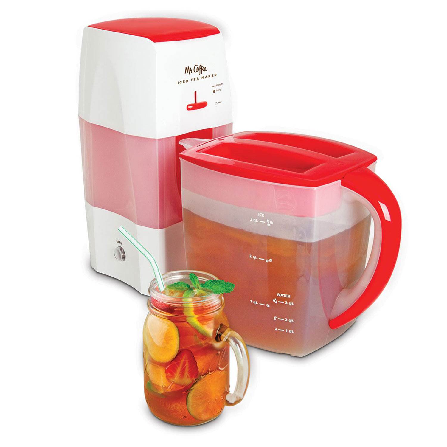 Mr. Coffee Dishwasher Safe Iced Tea & Coffee Maker, 3-Quart