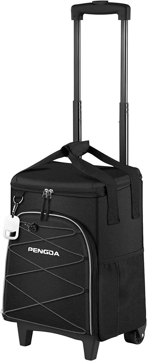 PENGDA Telescoping Handle Backpack Cooler