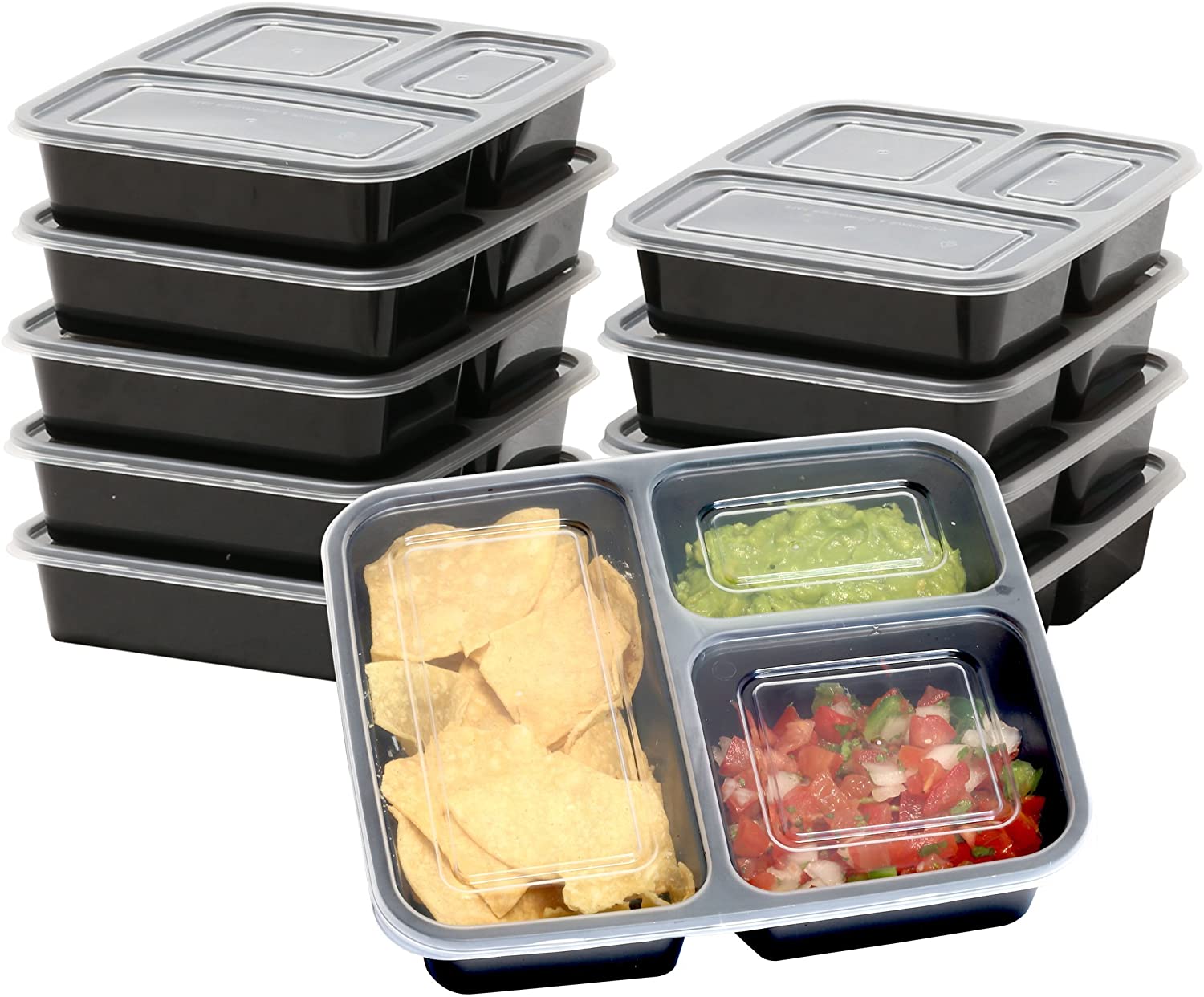 Simple Houseware Airtight Meal Prep Storage Containers, 10-Pack