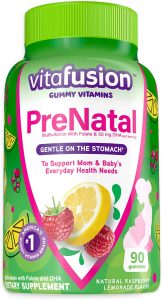 Vitafusion Prenatal Plant-Based Gummy Vitamins, 90-Count