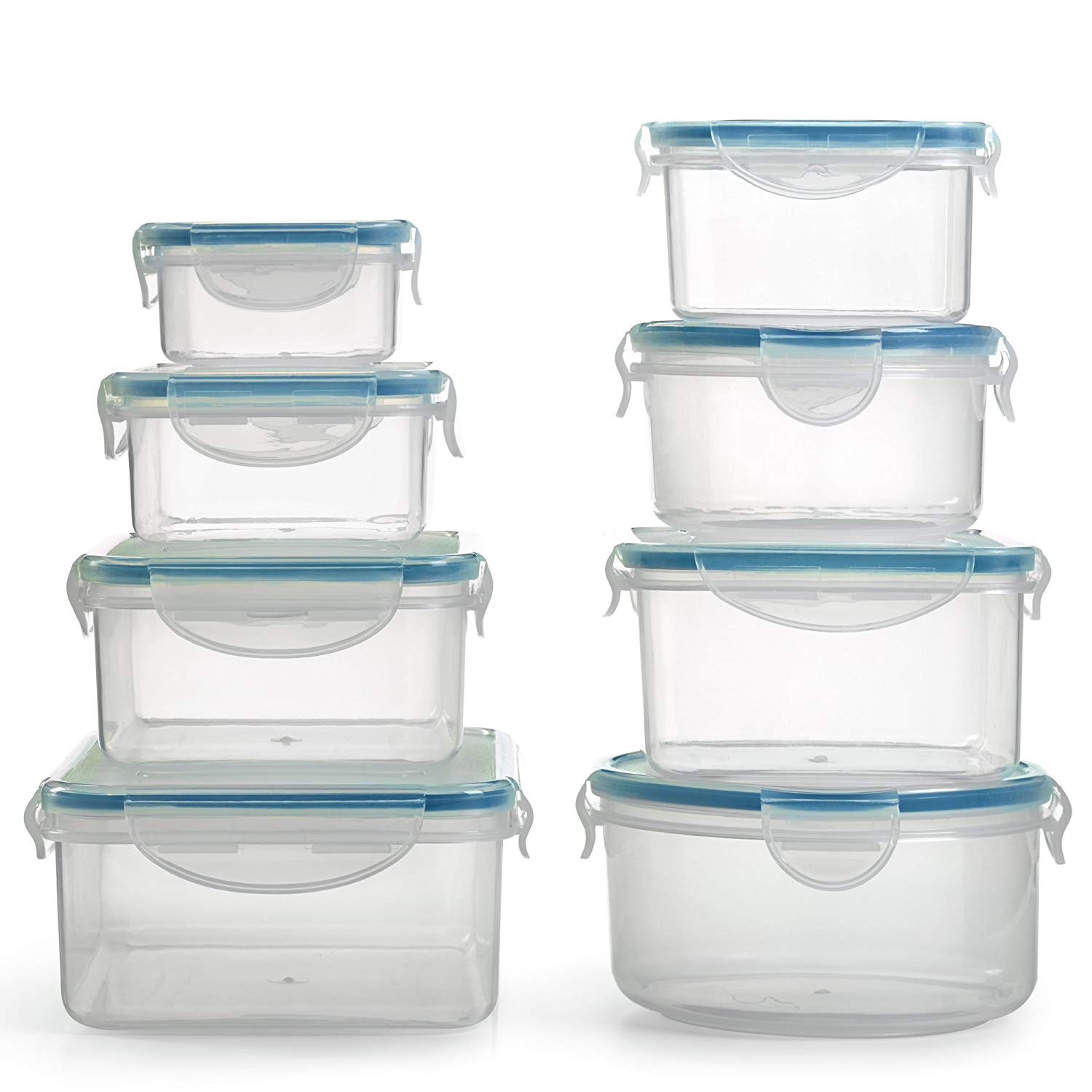 1790 Plastic Food Container Set with Locking Lids