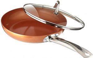 Copper Chef Eco-Friendly Shock Resistant Copper Pan, 10-Inch
