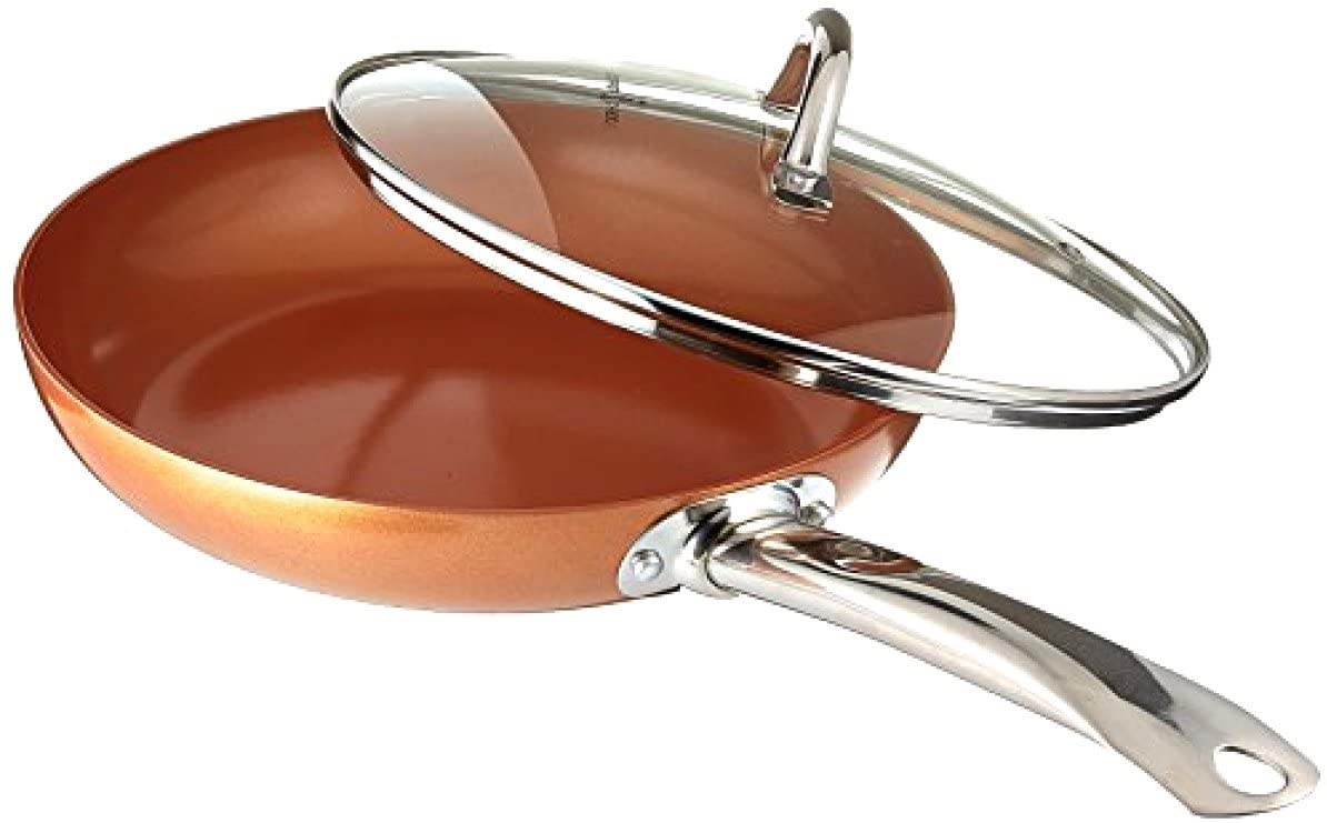 Copper Chef Eco-Friendly Shock Resistant Copper Pan, 10-Inch