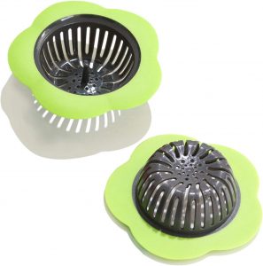 Betwoo Stain-Resistant Kitchen Sink Strainer Baskets, 2-Pack