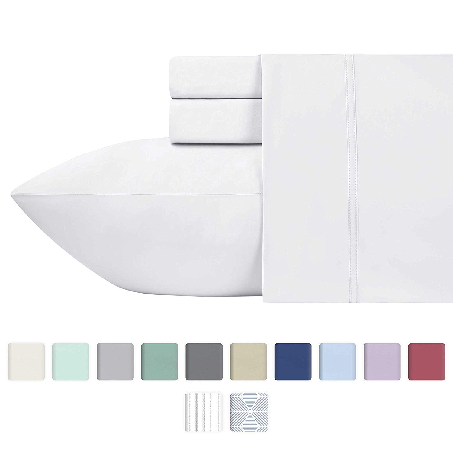California Design Den Cotton Sheets & Pillowcases Set