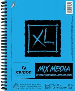 Canson XL Series Micro Perforated Watercolor Paper Pad, 60-Sheet