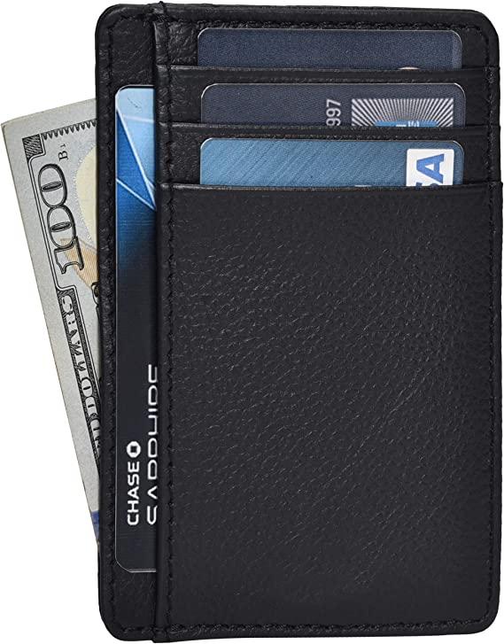 Oak Leathers Theft Security Compact Travel Wallet