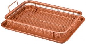 Copper Chef Air Fry Mesh Basket Cooper Cookware, 13-Inch