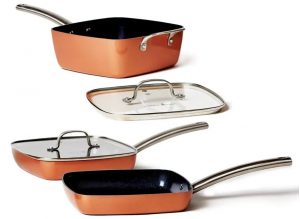 Copper Chef Nesting Stovetop Pan, 5-Piece