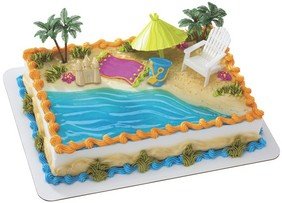 DecoPac Seaside Food-Safe Cake Topper