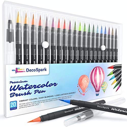 Decospark Watercolor Brush Pens Set